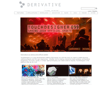 Tablet Screenshot of derivative.ca